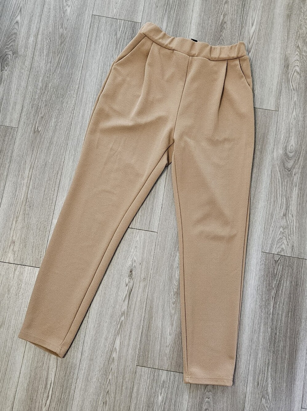 Straight Leg Women's Pants in Camel